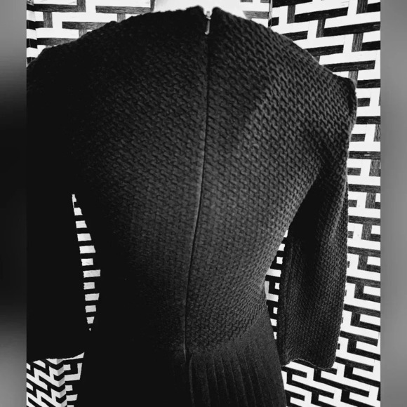 Ganni Fulton Pleated Black Dress Size XS - Picture 7 of 15